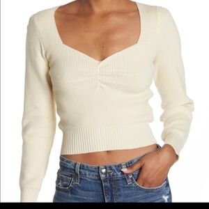 NWOT ASTR the label cream sweater